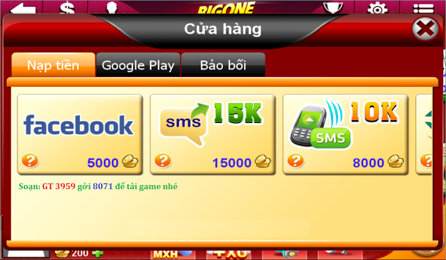 Hướng dẫn mua thẻ game bằng SMS Hướng dẫn mua thẻ game bằng SMS