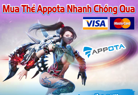 Mua thẻ appota trên tiengame.com – Thanh toán dễ dàng, tiện lợi Mua thẻ appota trên tiengame.com – Thanh toán dễ dàng, tiện lợi