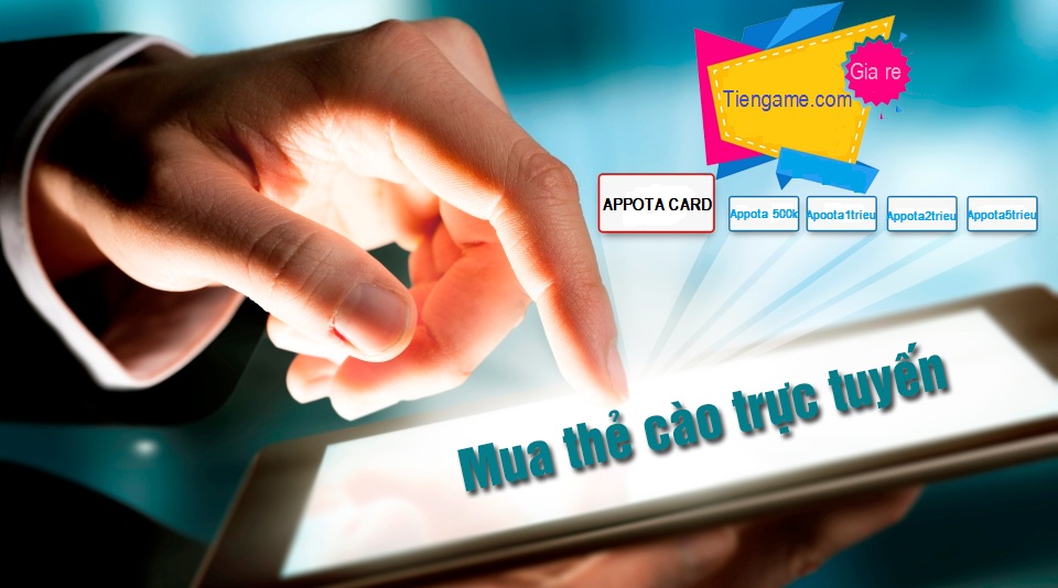 Hãy mua thẻ appota online nhanh chóng cùng Tiengame.com
