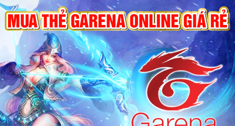 Cách mua thẻ Garena online chiết khấu cao