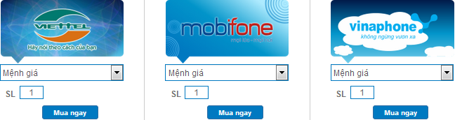 Cách nạp tiền điện thoại online Cách nạp tiền điện thoại online