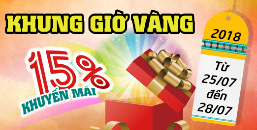 Mua thẻ game khung giờ vàng khuyến mãi 15% Mua thẻ game khung giờ vàng khuyến mãi 15%
