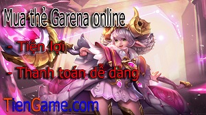Mua thẻ Garena online tiện lợi và thanh toán dễ dàng chỉ với vài thao tác Mua thẻ Garena online tiện lợi và thanh toán dễ dàng chỉ với vài thao tác