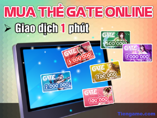 Hướng dẫn mua thẻ gate trực tuyến giá rẻ cho game thủ Hướng dẫn mua thẻ gate trực tuyến giá rẻ cho game thủ