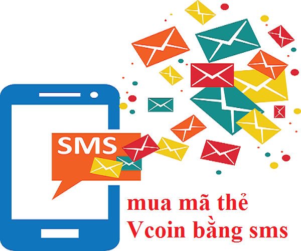 Mua thẻ vcoin bằng sms Mua thẻ vcoin bằng sms