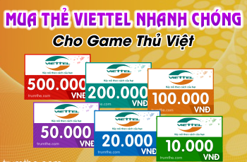 Nạp game với thẻ viettel tại sao lại không nhỉ? Nạp game với thẻ viettel tại sao lại không nhỉ?