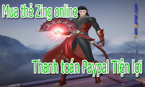 Mua thẻ Zing online thanh toán Paypal tiện lợi Mua thẻ Zing online thanh toán Paypal tiện lợi
