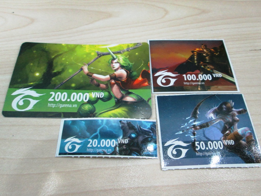 Mã Thẻ Garena - Thẻ Nạp Cho Game Thủ Của Garena Mã Thẻ Garena - Thẻ Nạp Cho Game Thủ Của Garena