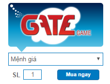 Mua Thẻ Gate Online, Thẻ Gate Nạp Game FPT Mua Thẻ Gate Online, Thẻ Gate Nạp Game FPT