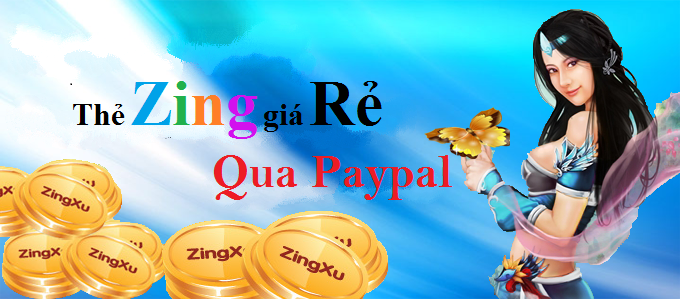 Mua Zing card Việt Nam thanh toán qua paypal nhanh chóng an toàn Mua Zing card Việt Nam thanh toán qua paypal nhanh chóng an toàn