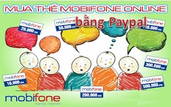 Mua thẻ Mobifone bằng Paypal ở nước ngoài