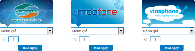 Cách nạp tiền điện thoại online