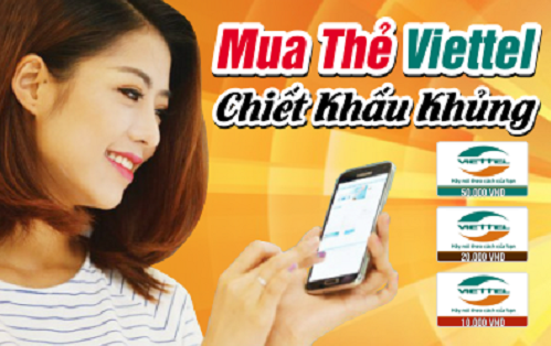 Thẻ Viettel nạp chơi game nhận ngay chiết khấu cao