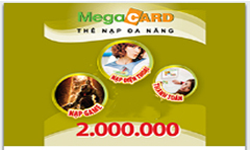 Thẻ MegaCard 2 triệu