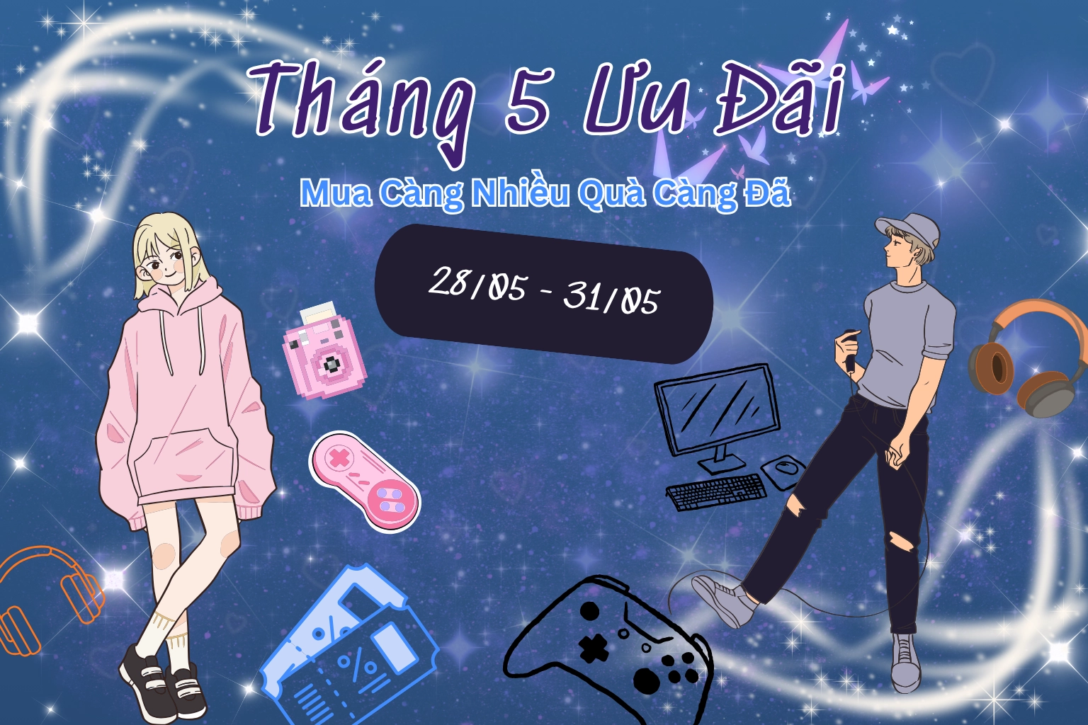 Tháng 5 Ưu Đãi – Mua Càng Nhiều Quà Càng Đã
