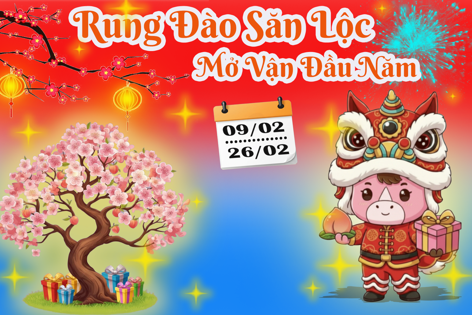 Rung Đào Săn Lộc – Mở Vận Đầu Năm