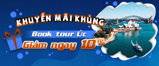 Khuyến Mãi Khủng - Book tour Úc giảm ngay 10%